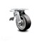 Service Caster 5 Inch Rubber on Aluminum Caster with Roller Bearing and Total Lock Brake SCC SCC-TTL30S520-RAR - alternate 1